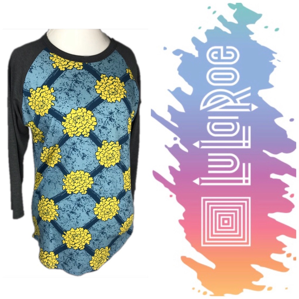 LuLaRoe Floral Randy Long Sleeve T-shirt.